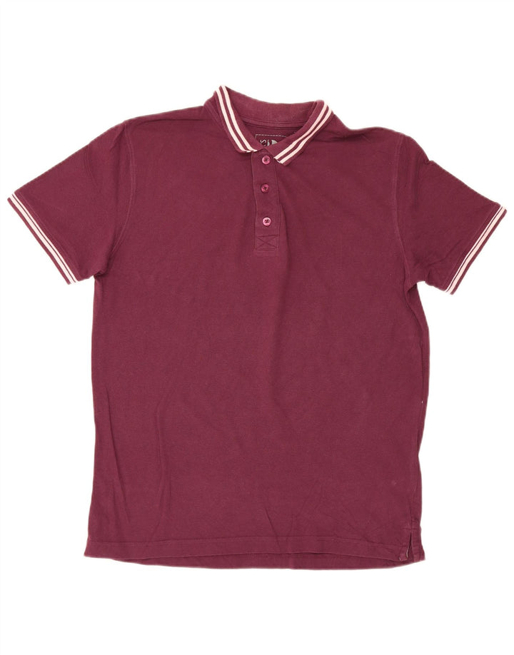 Dacks herre poloshirt Medium Bourgogne bomuld
