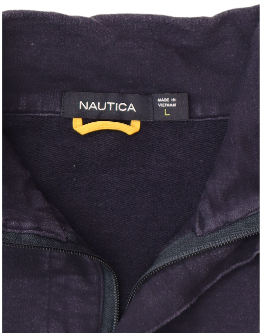 Nautica Herre Grafisk Sweatshirt Jumper Large White Colourblock