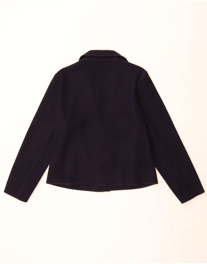 Lee Cooper Dame 3-knaps blazerjakke UK 12 Medium Navy Blue Polyester