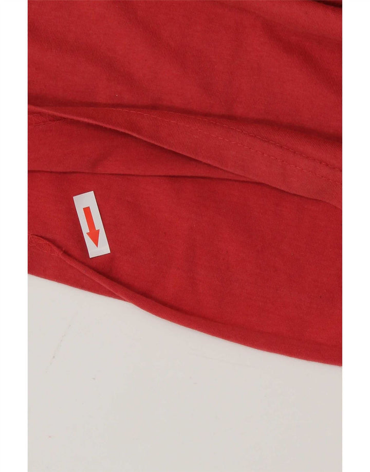 Mountain Warehouse Herre grafisk T-shirt top lille rød bomuld