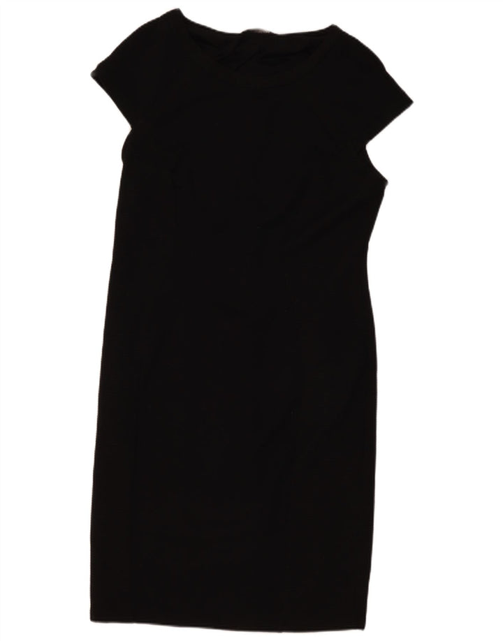 Marks & Spencer Womens Sheath Dress UK 18 XL Sort Polyester