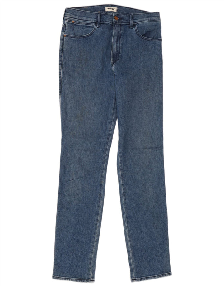 Wrangler Dame Slim Jeans W29 L32 Blå Bomuld