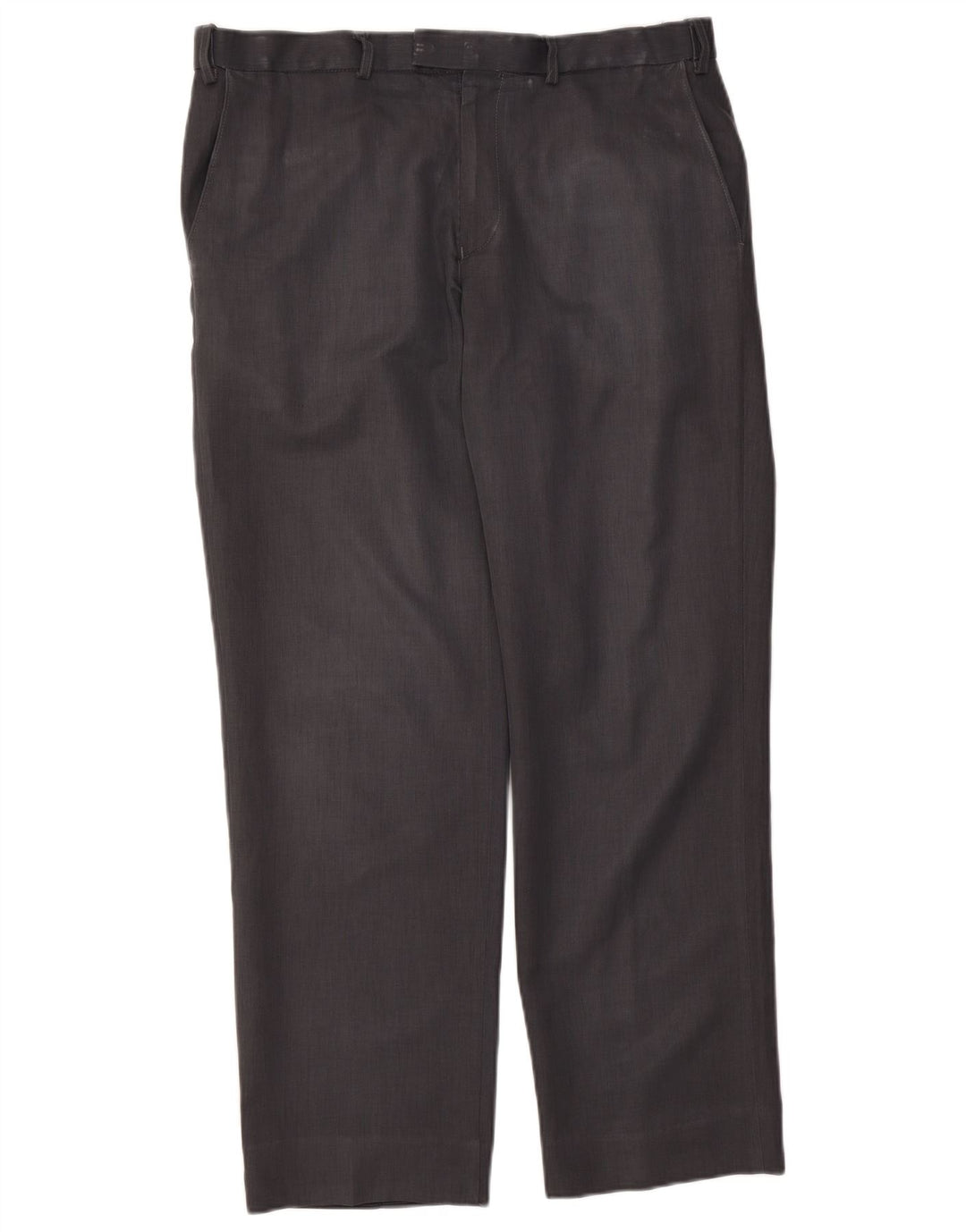 Marks & Spencer Straight Chino-bukser til mænd W36 L31 Blå polyester