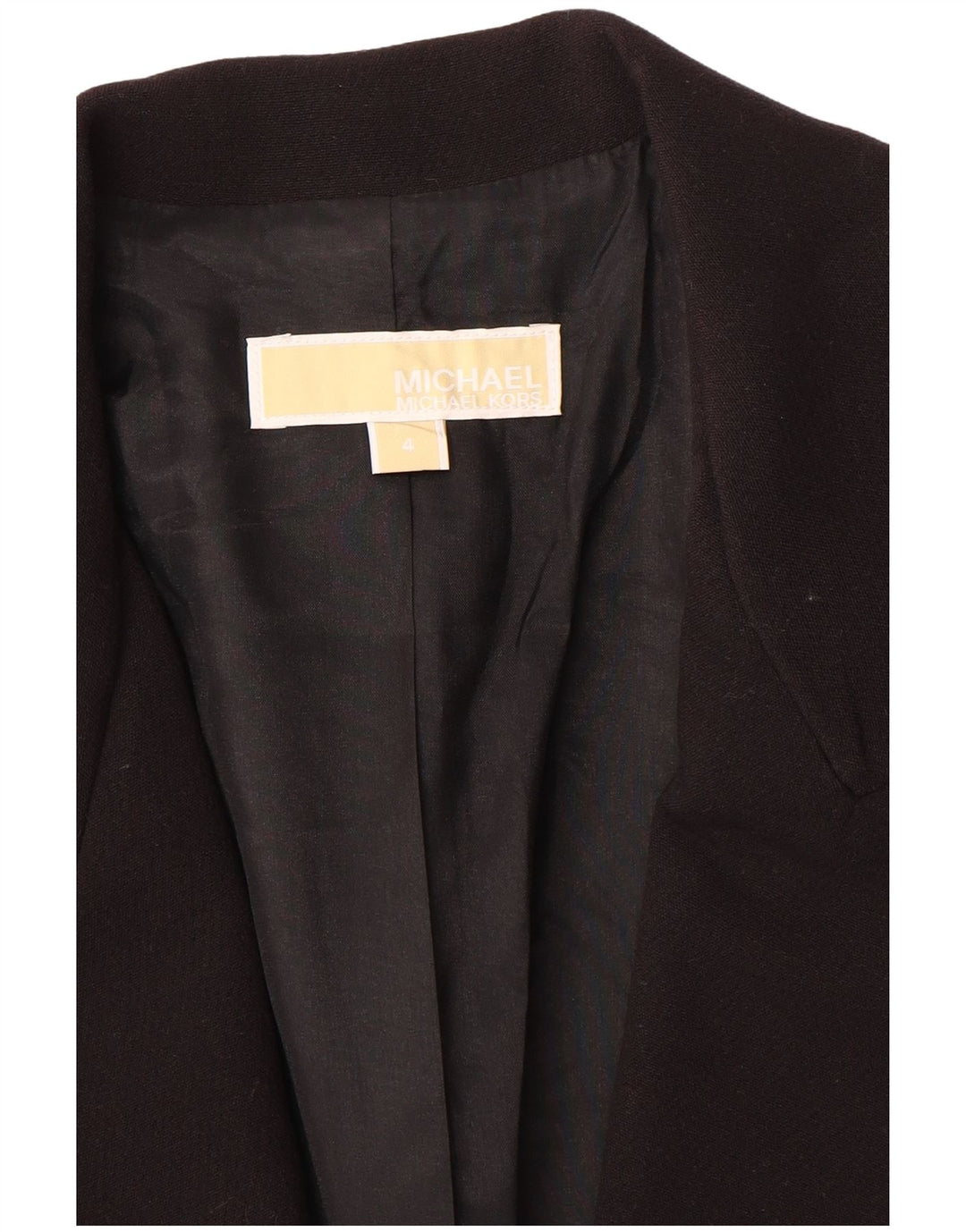 Michael Kors Dame Open Blazer Jacket US 4 Small Black