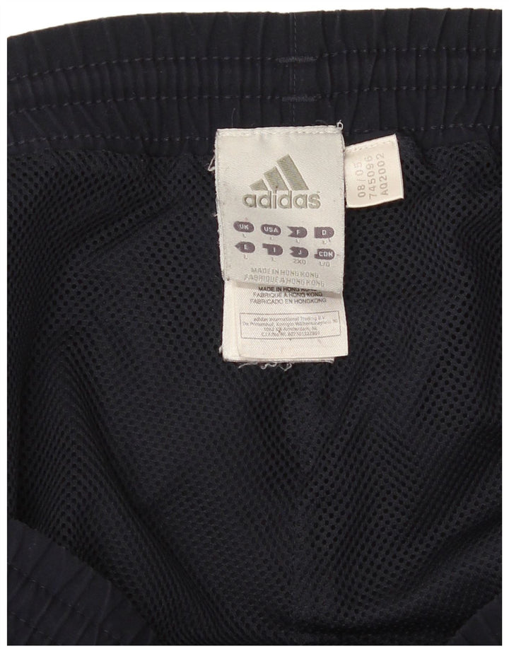 Adidas Herre træningsdragt Bukser Joggers Large Navy Blue Polyester