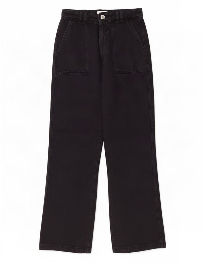 Zara Dame Jeans med brede ben Medium W28 L29 Marineblå