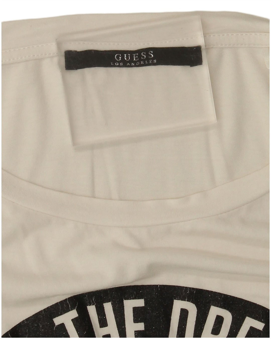 Guess Grafisk T-Shirt Top til kvinder UK 20 2XL Hvid