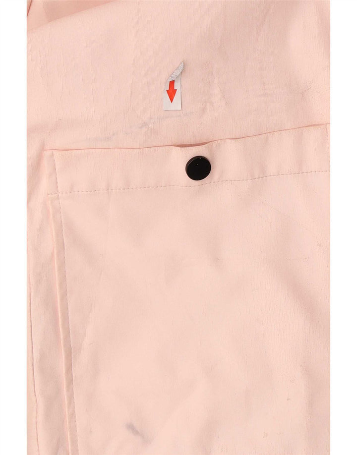 Topshop Dame Hætte Regular Fit Regnjakke UK 8 Small Pink Polyester