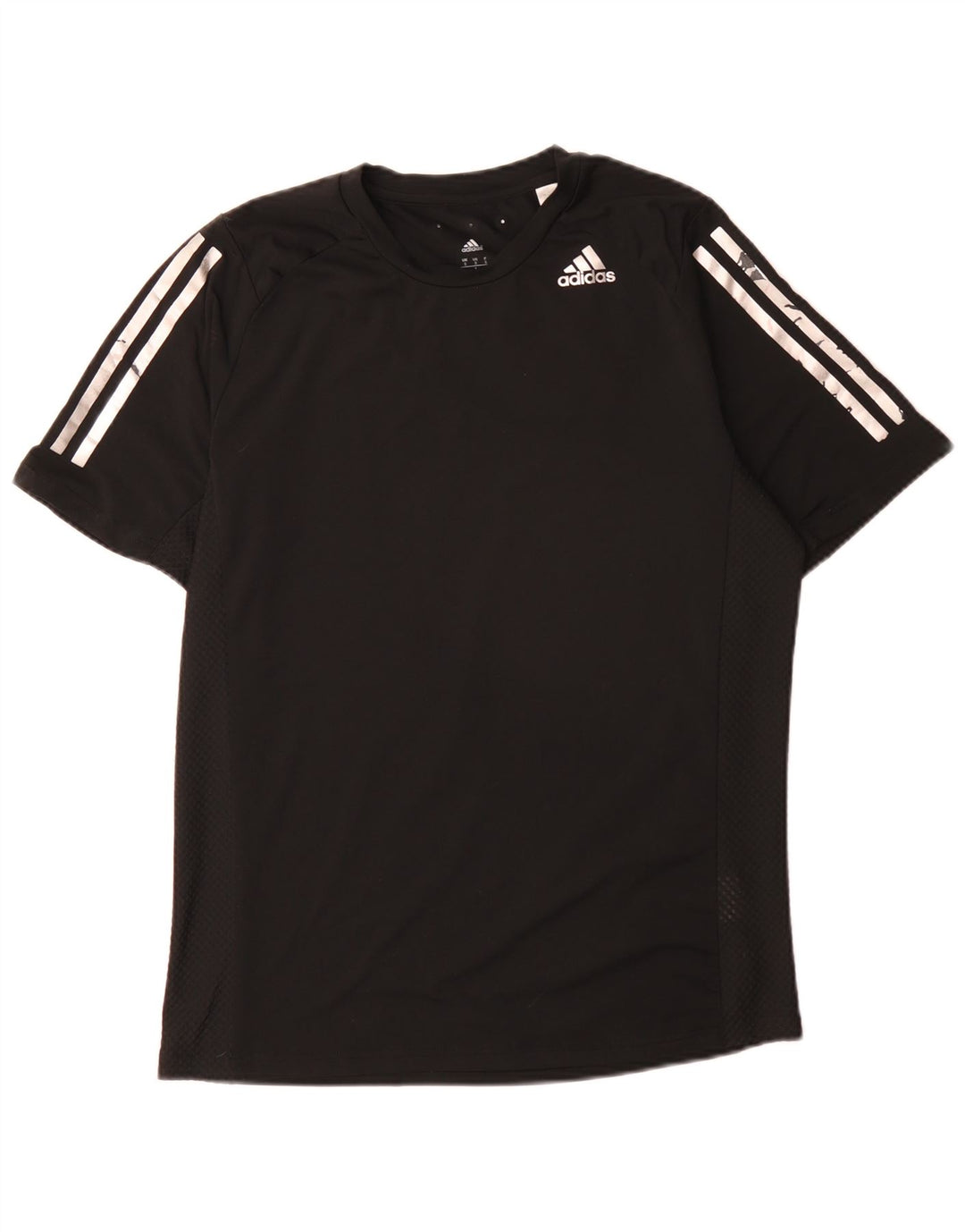 Adidas Herre Climacool T-Shirt Top Lille Sort Polyester