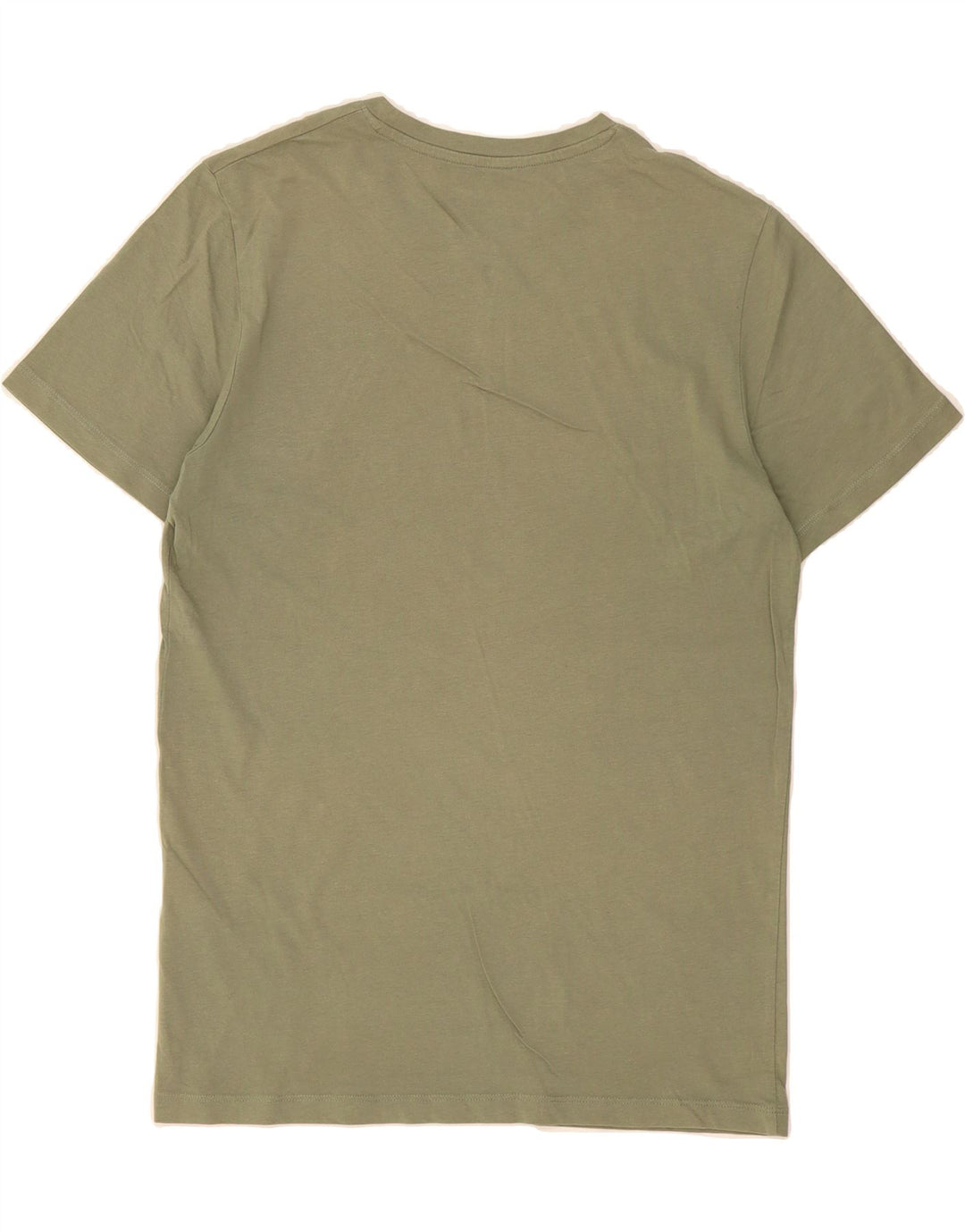 JACK & JONES Mens Graphic T-Shirt Top Small Khaki Cotton Vintage Jack & Jones and Second-Hand Jack & Jones from Messina Hembry 