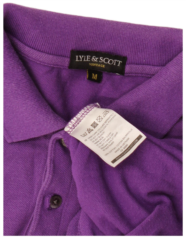 Lyle & Scott herre poloskjorte medium lilla bomuld