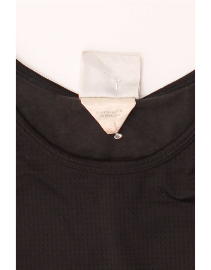 Puma Damevest Top UK 10 Small Black Polyester