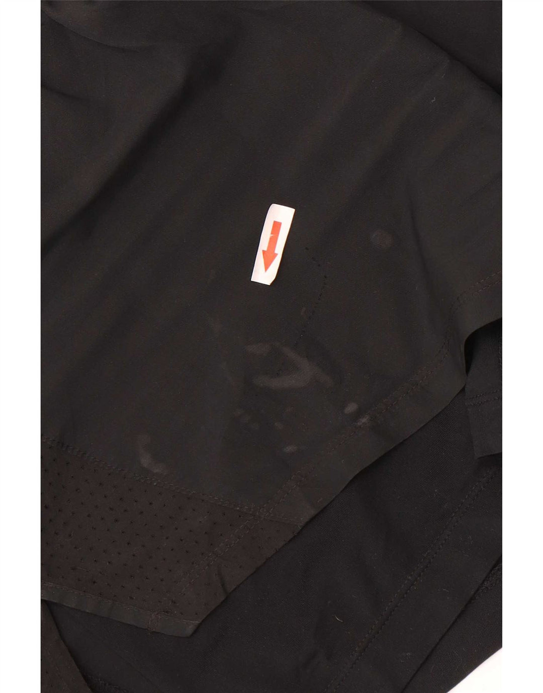 Nike Dame Dri Fit sportsshorts UK 14 Medium Sort Polyester