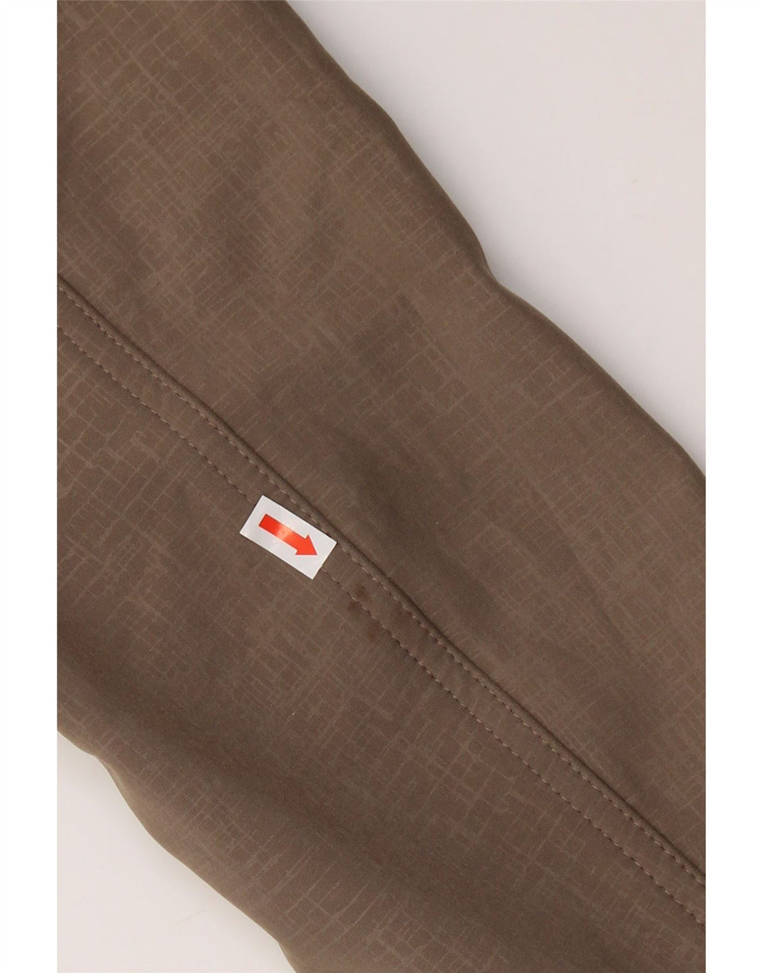 EDDIE BAUER Vindjakke med hætte til kvinder UK 16 Stor beige polyester