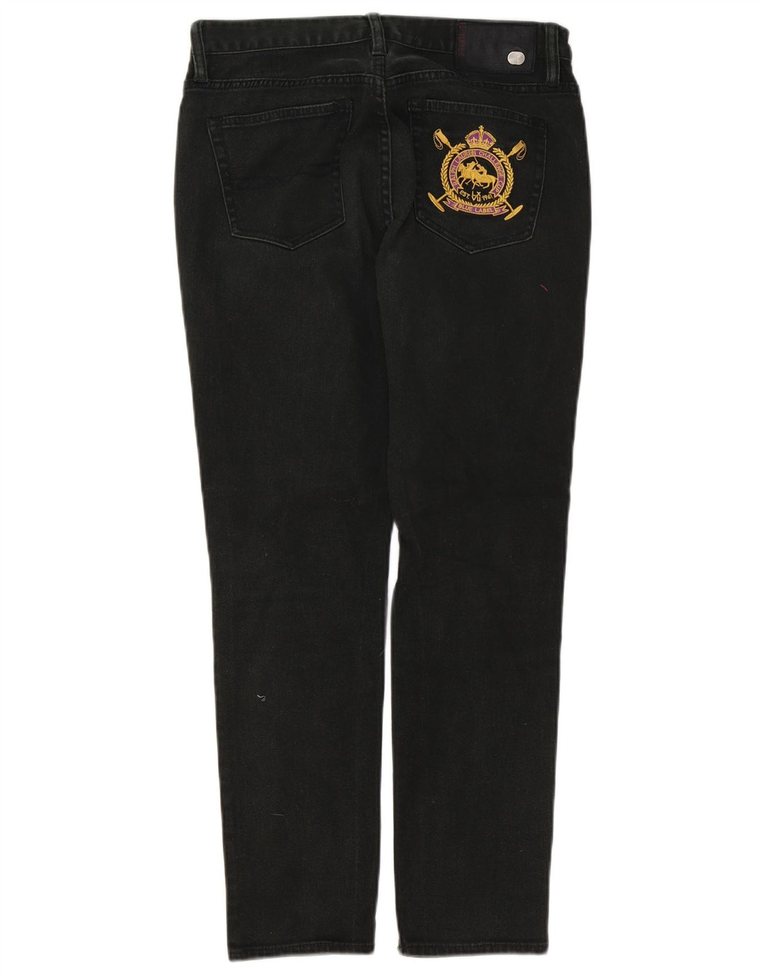 Ralph Lauren Dame Slim Jeans W29 L28 Grøn Bomuld
