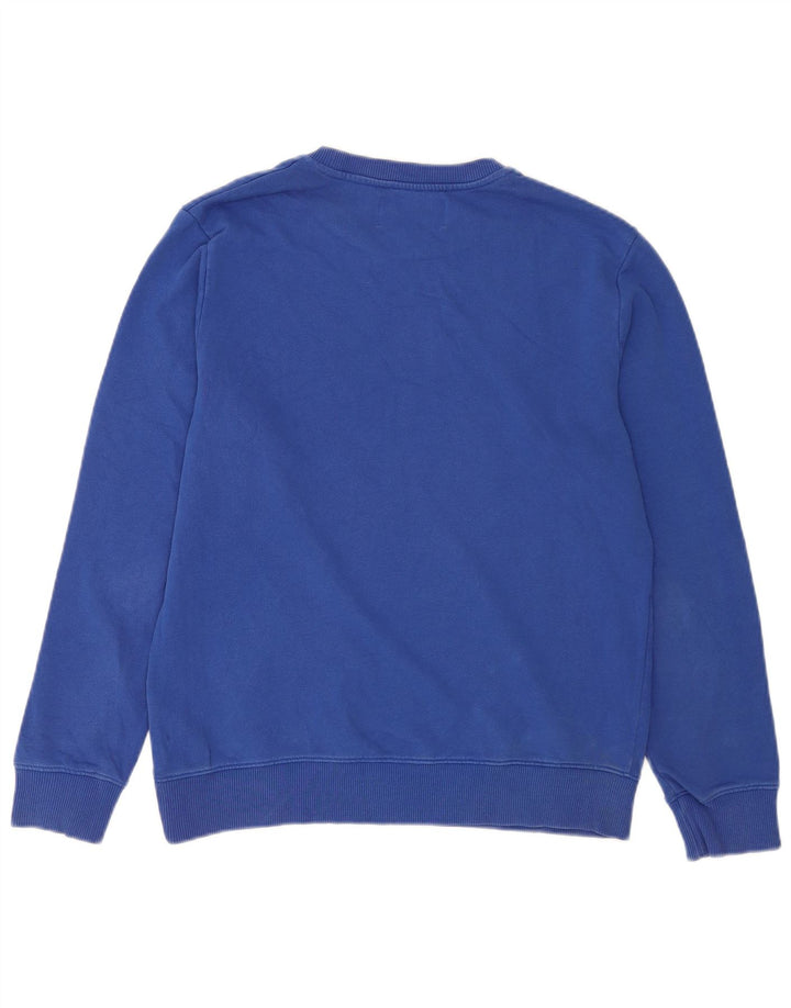 Calvin Klein Jeans Herre Grafisk Sweatshirt Jumper Medium Blå Bomuld