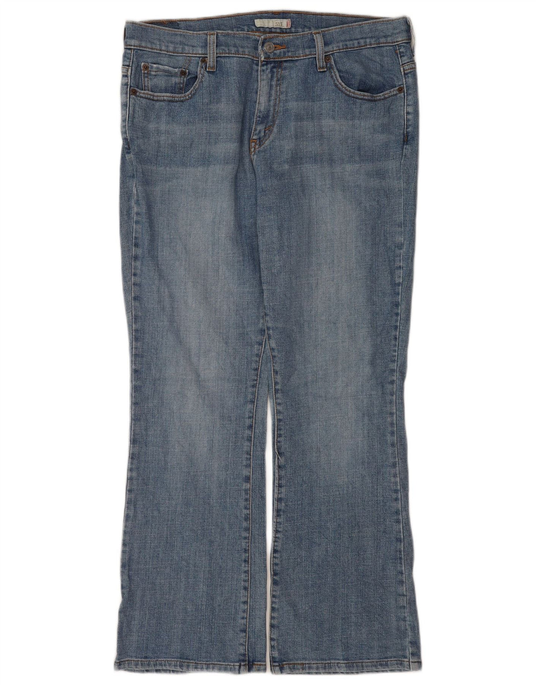 Levi's Dame 515 Bootcut Jeans US 12 Large W32 L30 Blå Bomuld