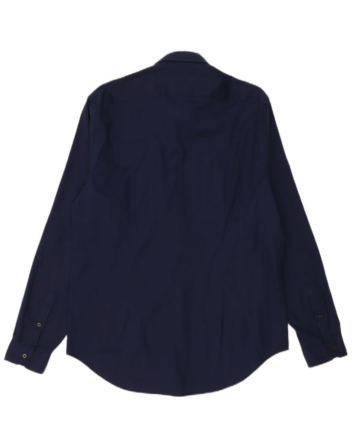 Zara herre Slim Fit skjorte XL marineblå