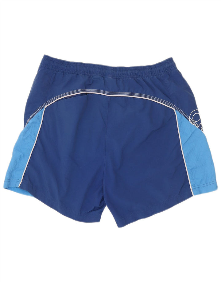 Adidas Grafiske svømmeshorts til mænd, store blå farveblok polyamid
