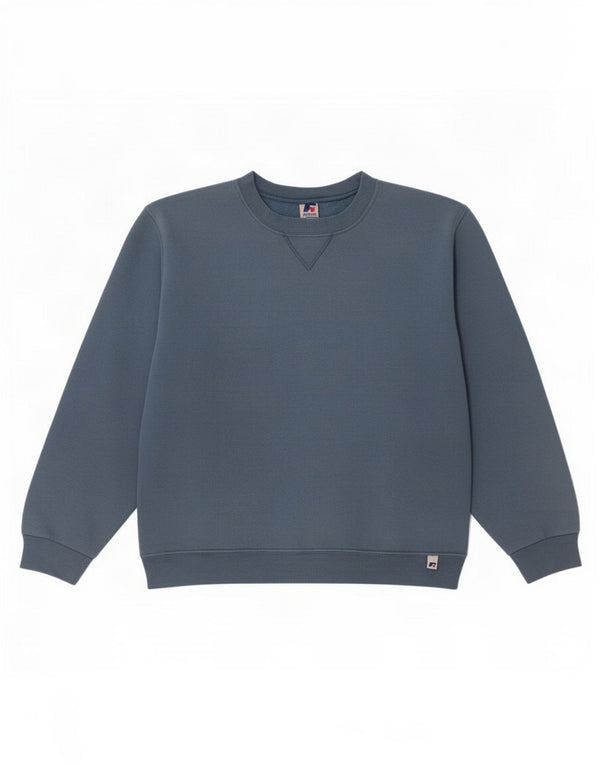 Russell Athletic Herre Sweatshirt Jumper Lille blå polyester