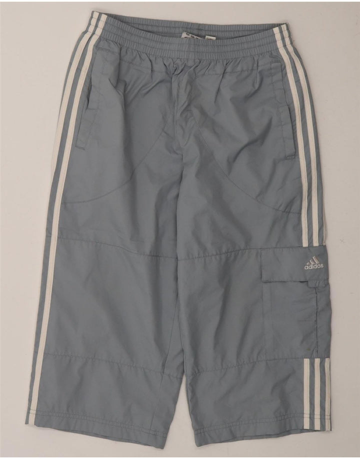 ADIDAS Mens Bermuda Sport Shorts Small Grey Polyester Vintage Adidas and Second-Hand Adidas from Messina Hembry 