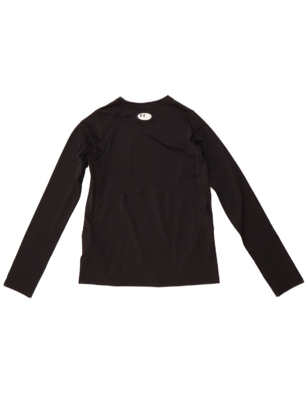 Under Armour Boys Heat Gear Top Langærmet 11-12 År Stor Sort