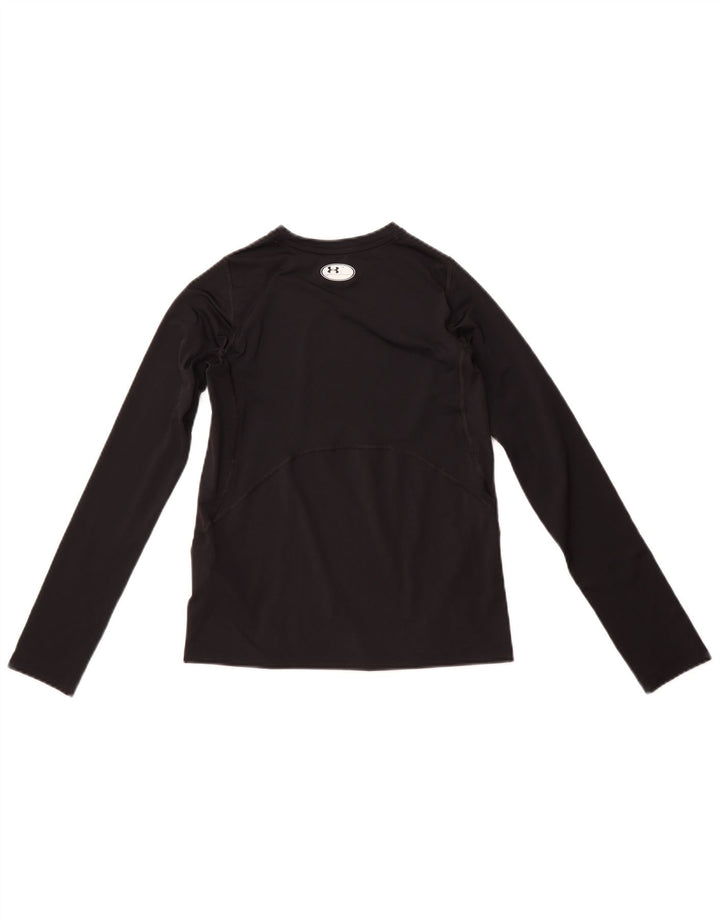 Under Armour Boys Heat Gear Top Langærmet 11-12 År Stor Sort