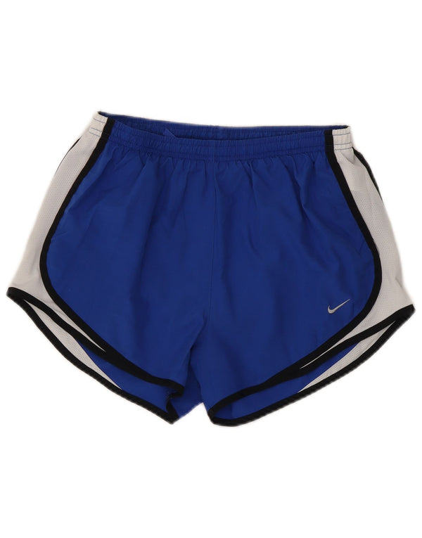 Nike Herre Dri Fit sportsshorts Small Blue Colourblock