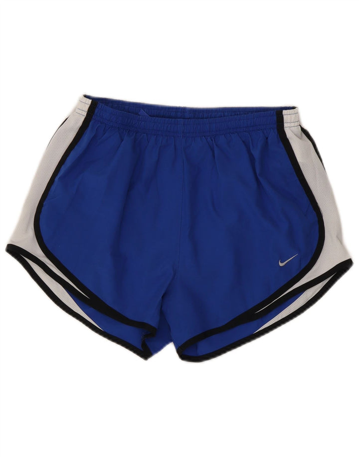 Nike Herre Dri Fit sportsshorts Small Blue Colourblock