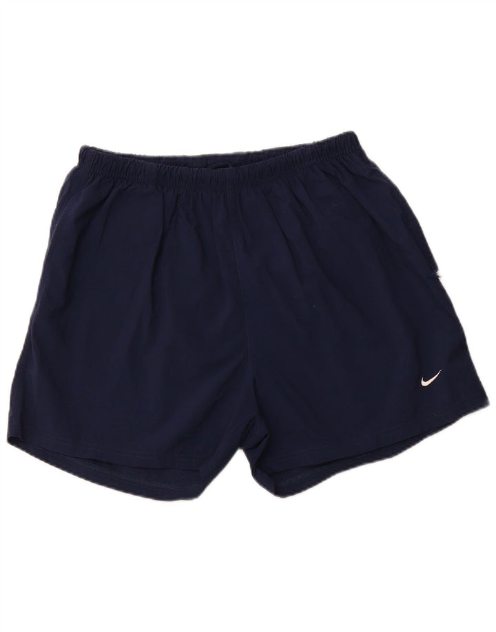 NIKE Sportshorts til mænd store marineblå polyester