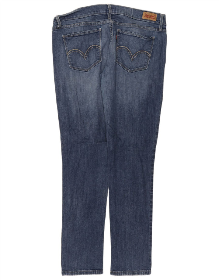 LEVI'S Dame 524 Skinny Jeans W31 L32 Blå Bomuld