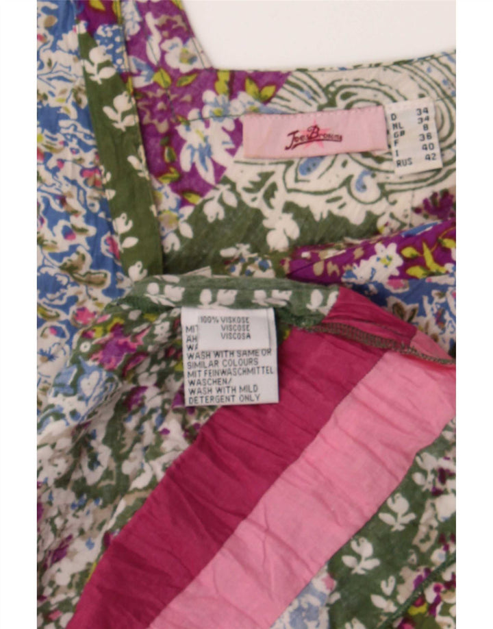 Joe Browns Dame Ærmeløs Tunika Top UK 8 Small Multicolored Floral