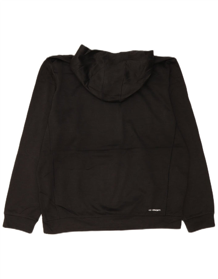 Adidas Herre Climawarm Hoodie Jumper Large Sort Polyester