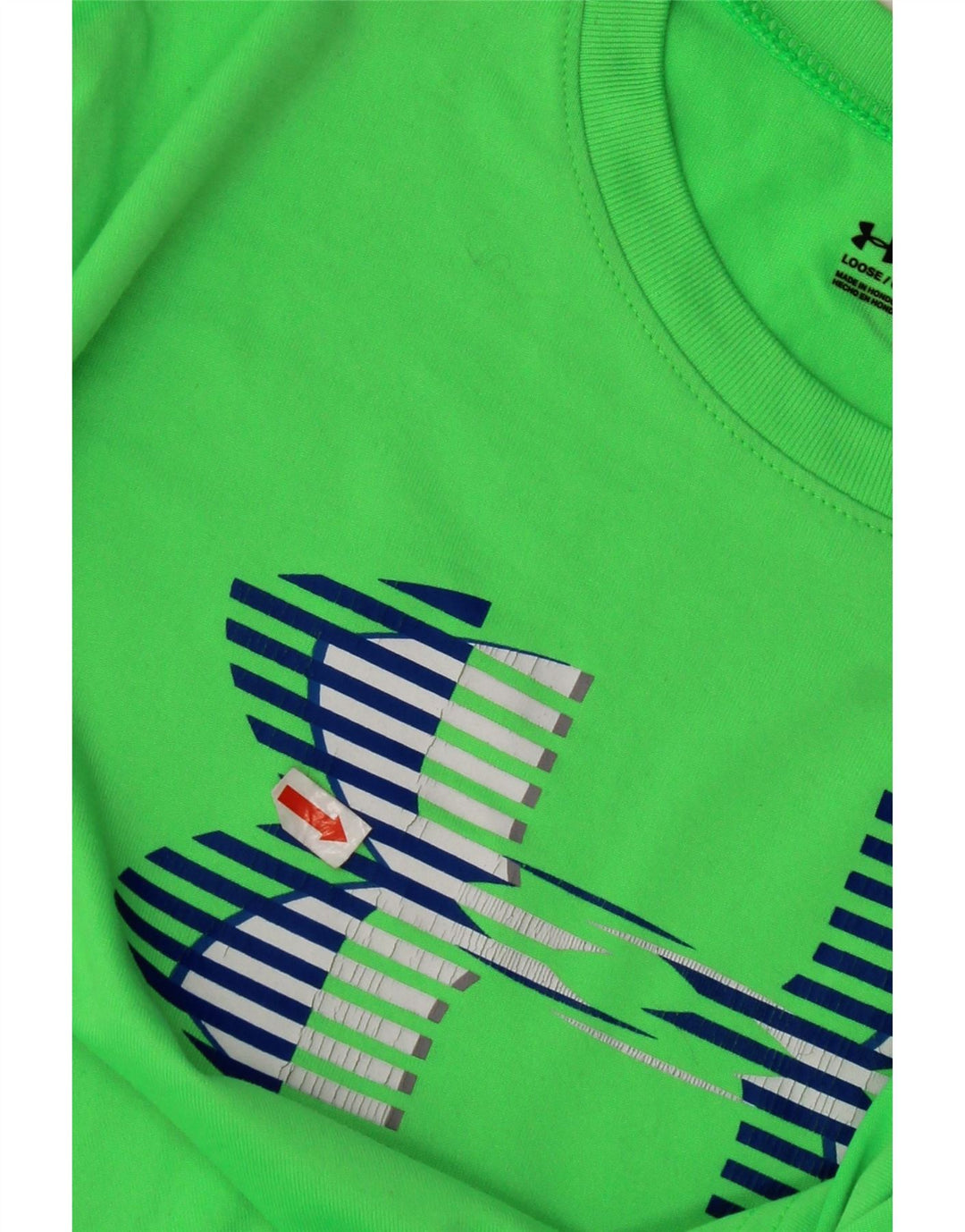 UNDER ARMOUR drenge Heat Gear grafisk T-shirt top 13-14 år XL Grøn