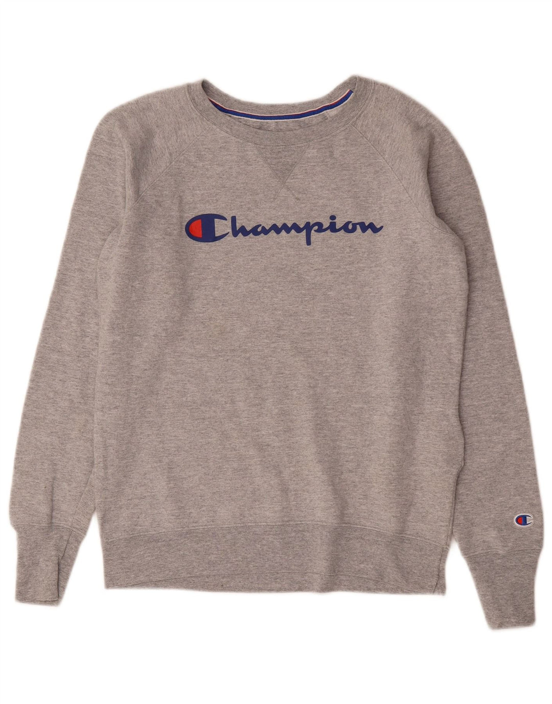 Champion Herre grafisk sweatshirt Jumper lille grå bomuld