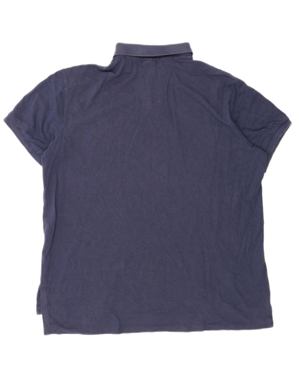 Polo Ralph Lauren Herre Custom Fit Polo Shirt 2XL marineblå bomuld