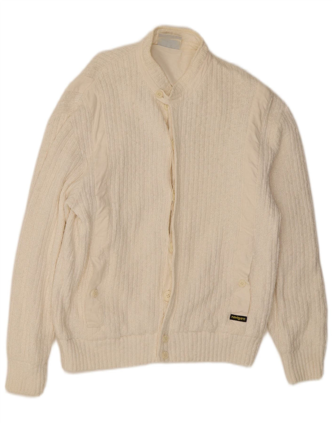 Navigare Herre Cardigan Sweater IT 50/52 Medium White