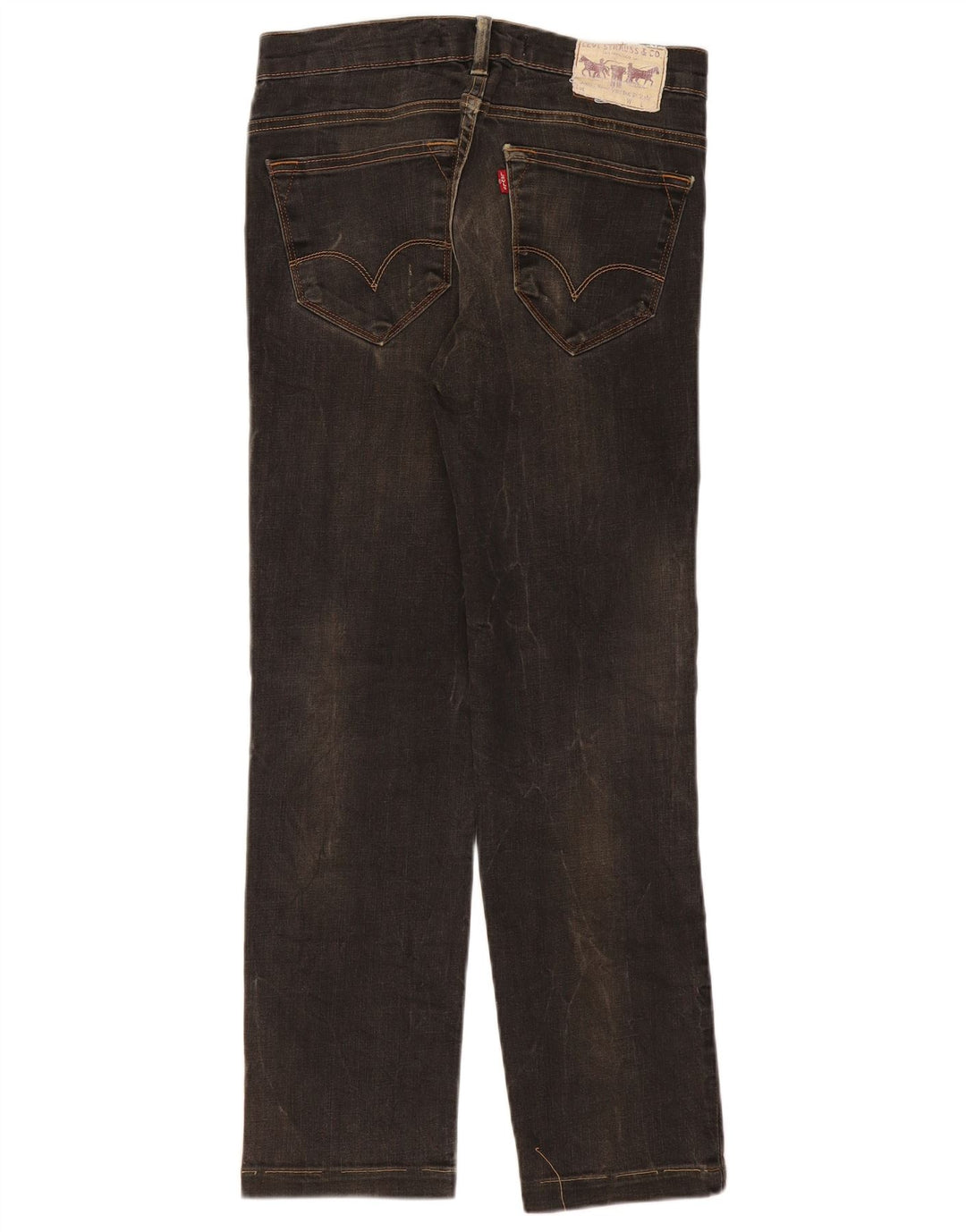 Levi's Dame 519 Slim Jeans W32 L28 Sort Bomuld