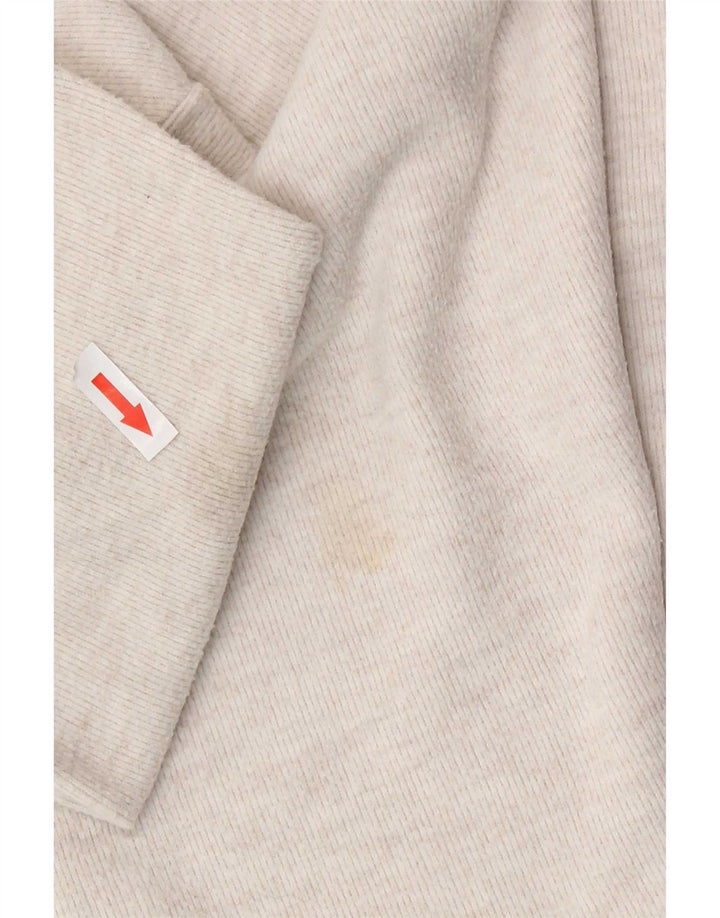 Zara Dame Oversized Top Langærmet UK 16 Large Off White