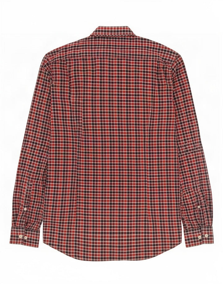 Hugo Boss Herre Regular Fit skjorte Medium Rød Gingham Cotton