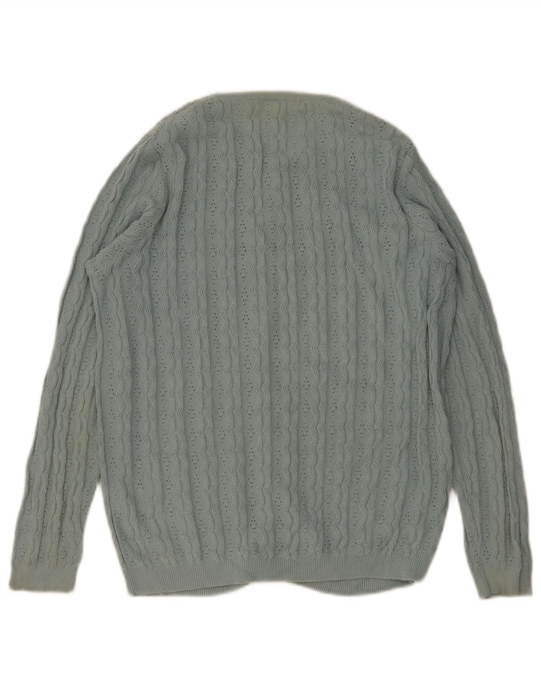 Marks & Spencer Dame Cardigan Sweater UK 8 Lille grøn bomuld