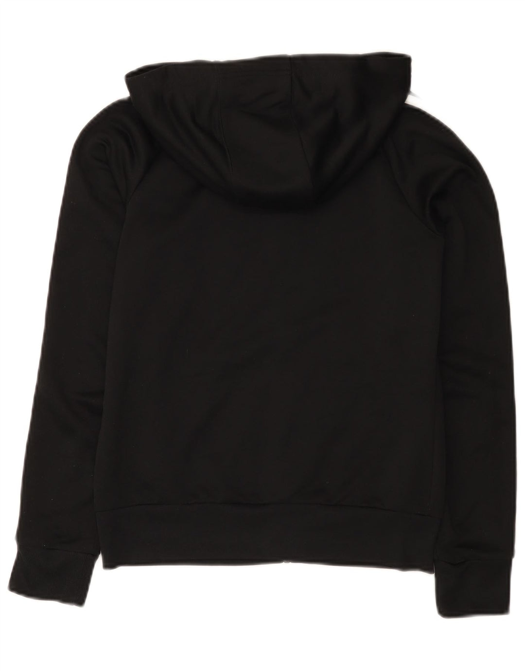 Adidas hættetrøje med lynlås til drenge 11-12 år Sort polyester