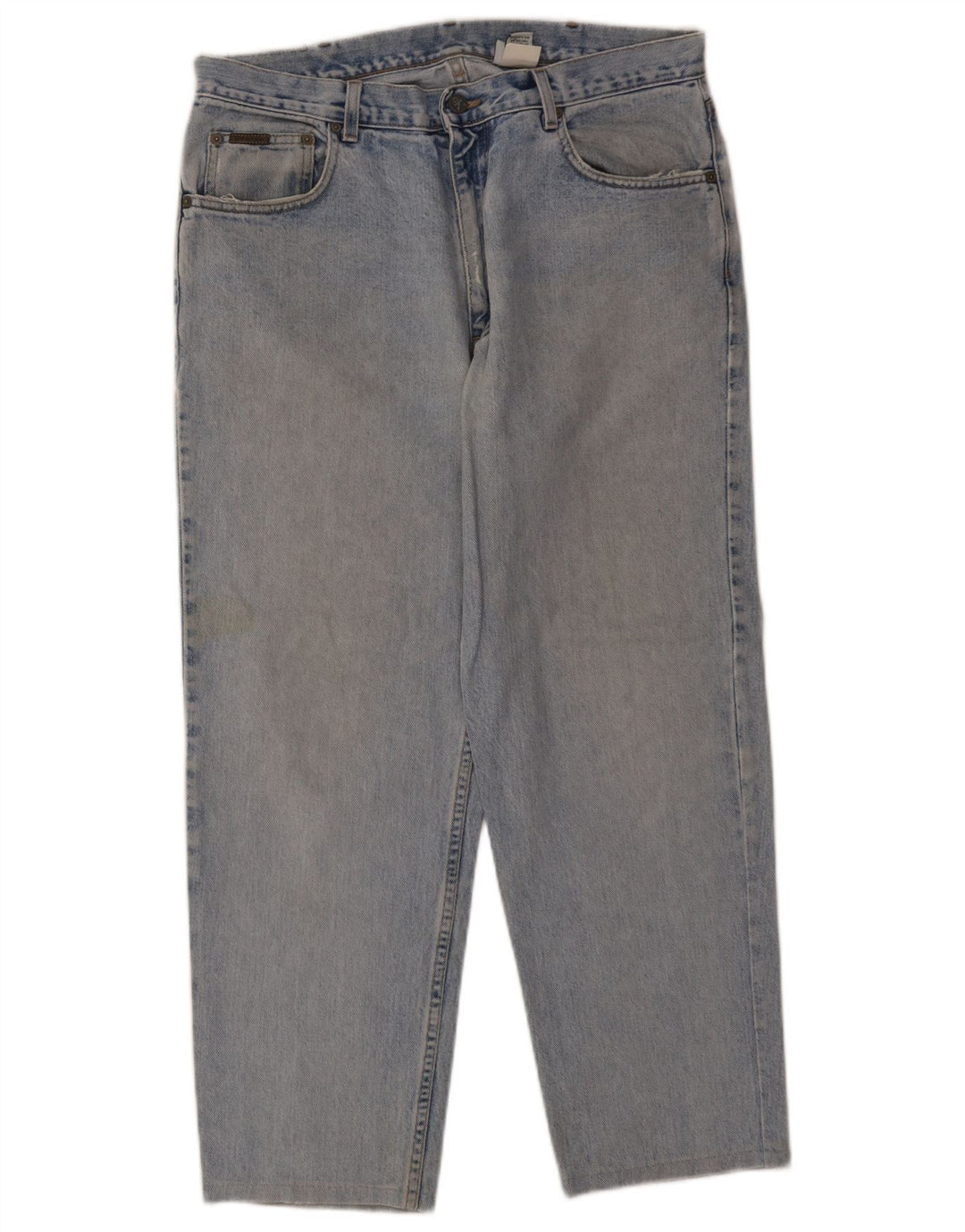Calvin Klein Straight Jeans til mænd W36 L27 blå bomuld