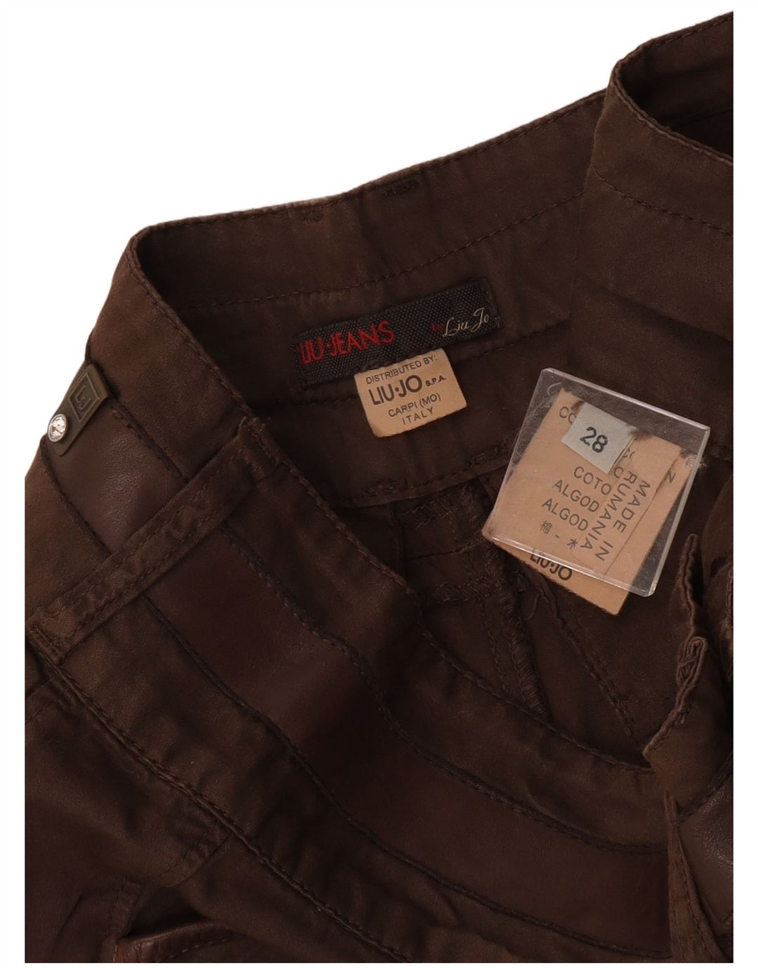 Liu Jo Casual Shorts til kvinder W28 Medium Brun Bomuld