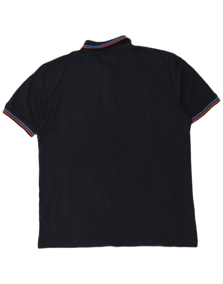 Kappa herre poloshirt 2XL sort bomuld