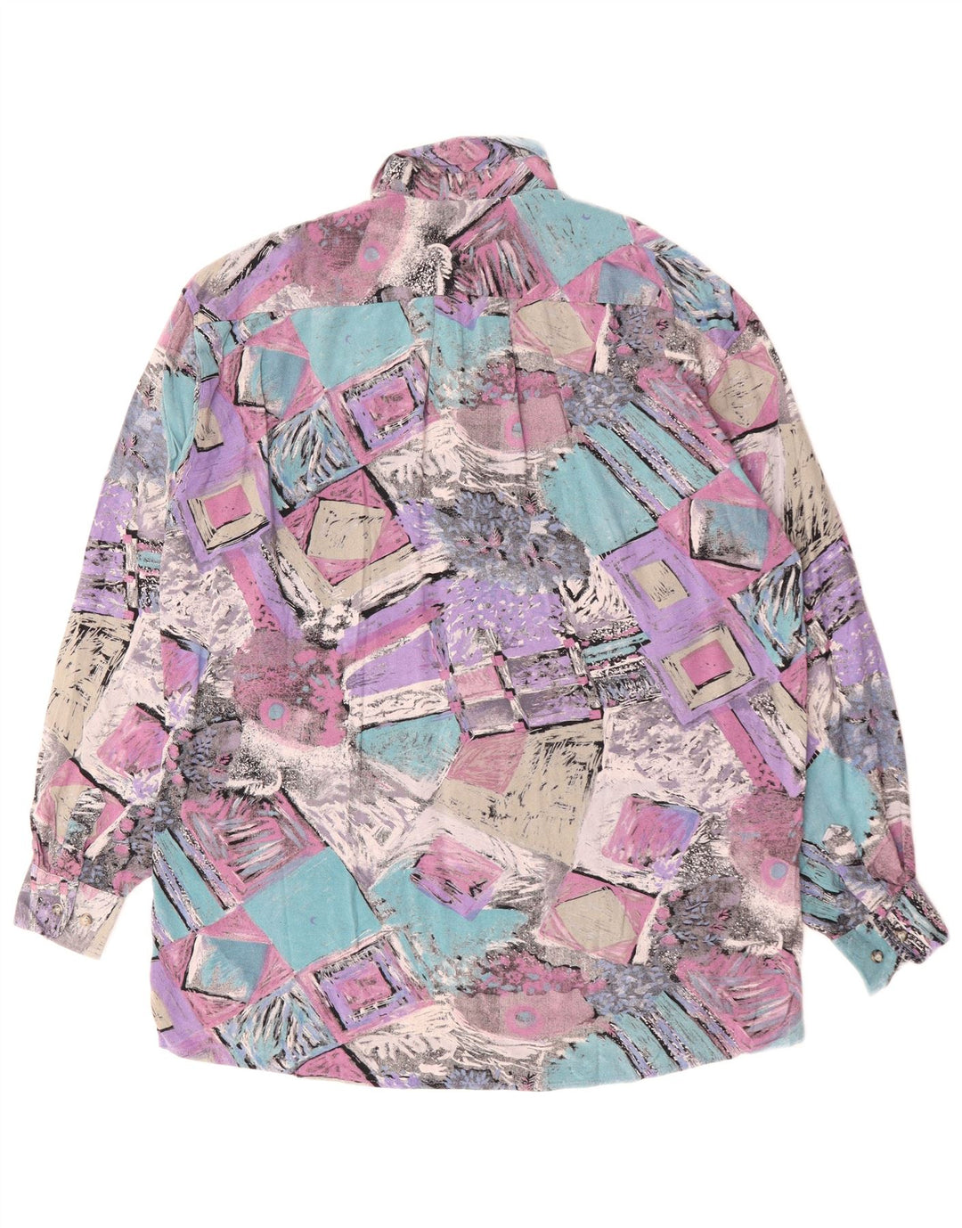 DORNBUSCH Herreskjorte str. 39/40 Medium Flerfarvet Patchwork Viscose