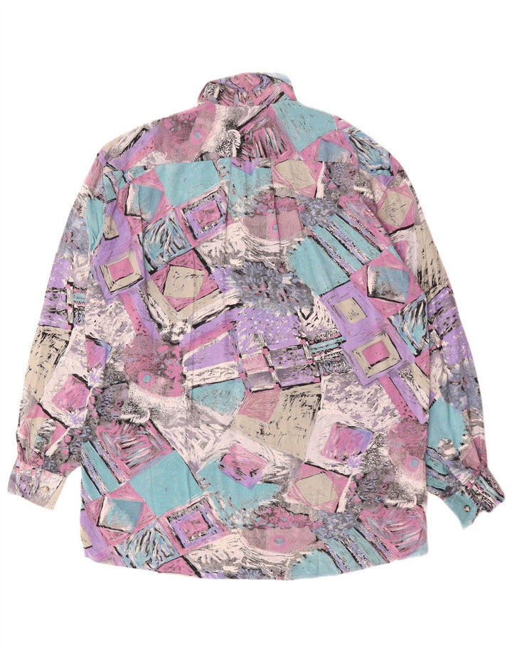 DORNBUSCH Herreskjorte str. 39/40 Medium Flerfarvet Patchwork Viscose