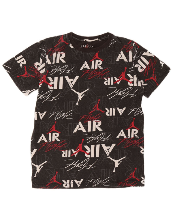 Jordan Boys Grafisk T-Shirt Top 13-14 år XL Sort Bomuld