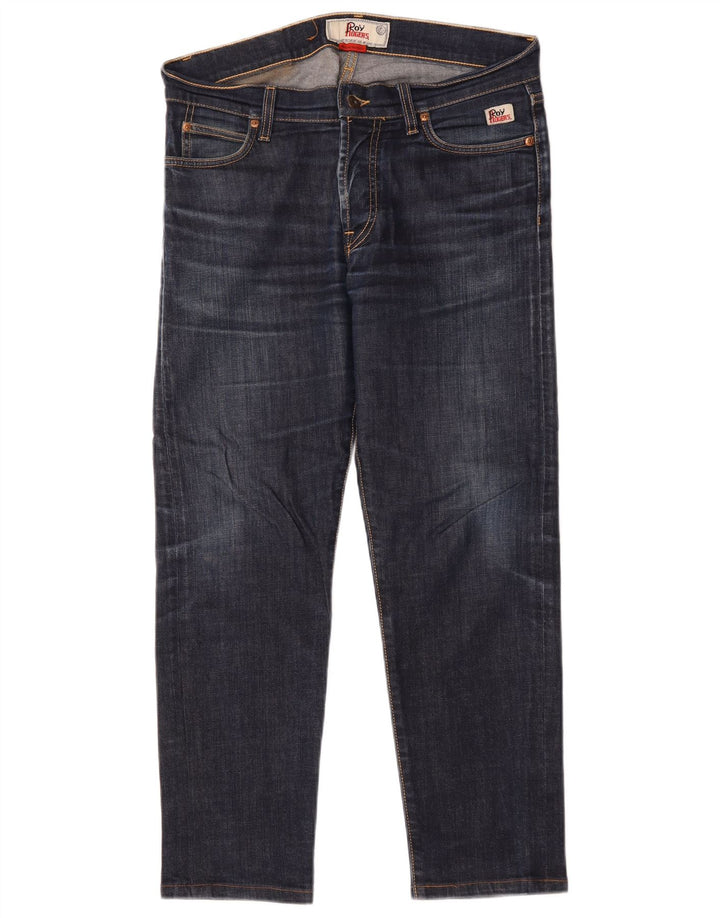 Roy Rogers Straight Jeans til mænd W32 L27 Marineblå bomuld