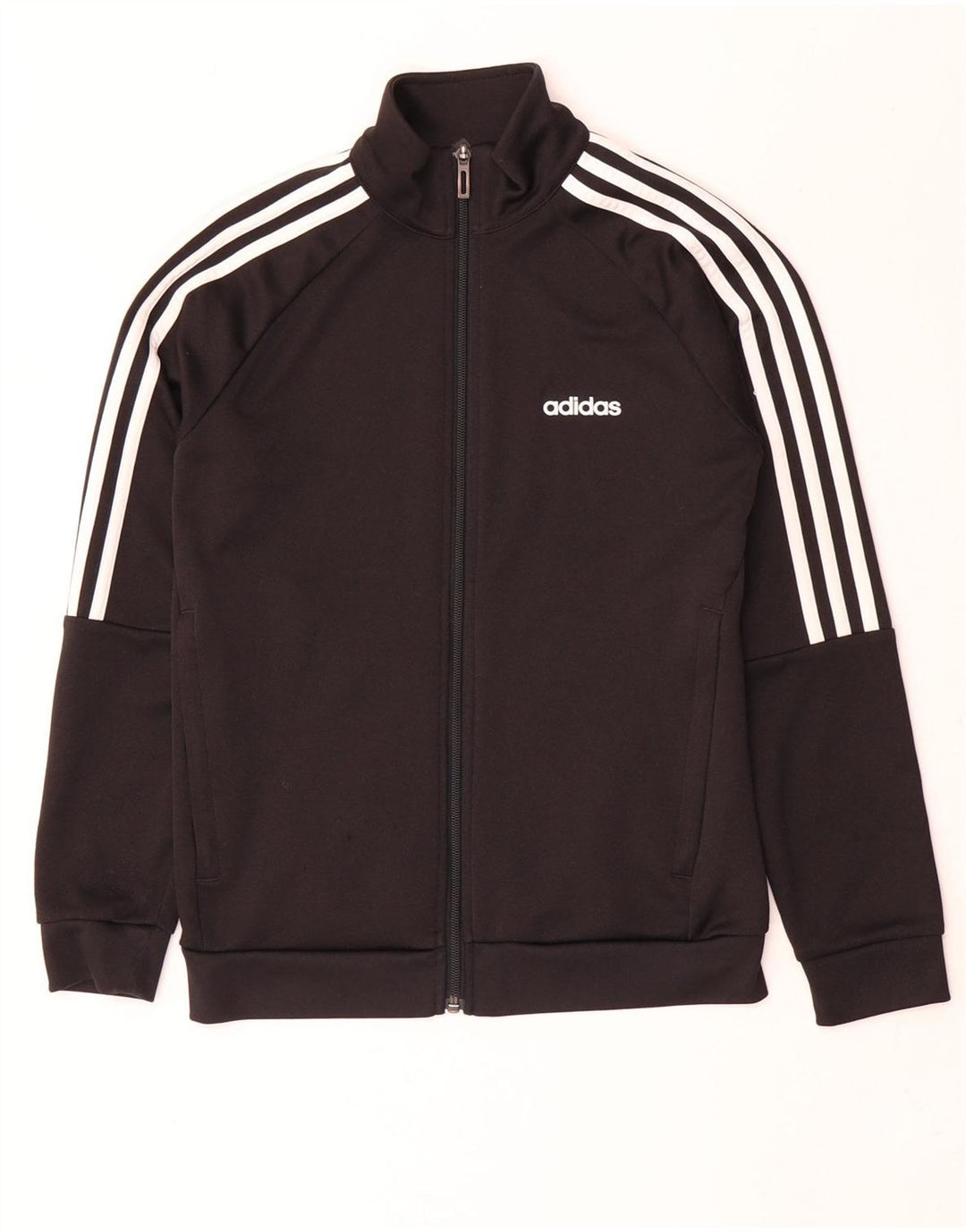 Adidas drenge Climalite træningsdragt topjakke 11-12 år sort polyester